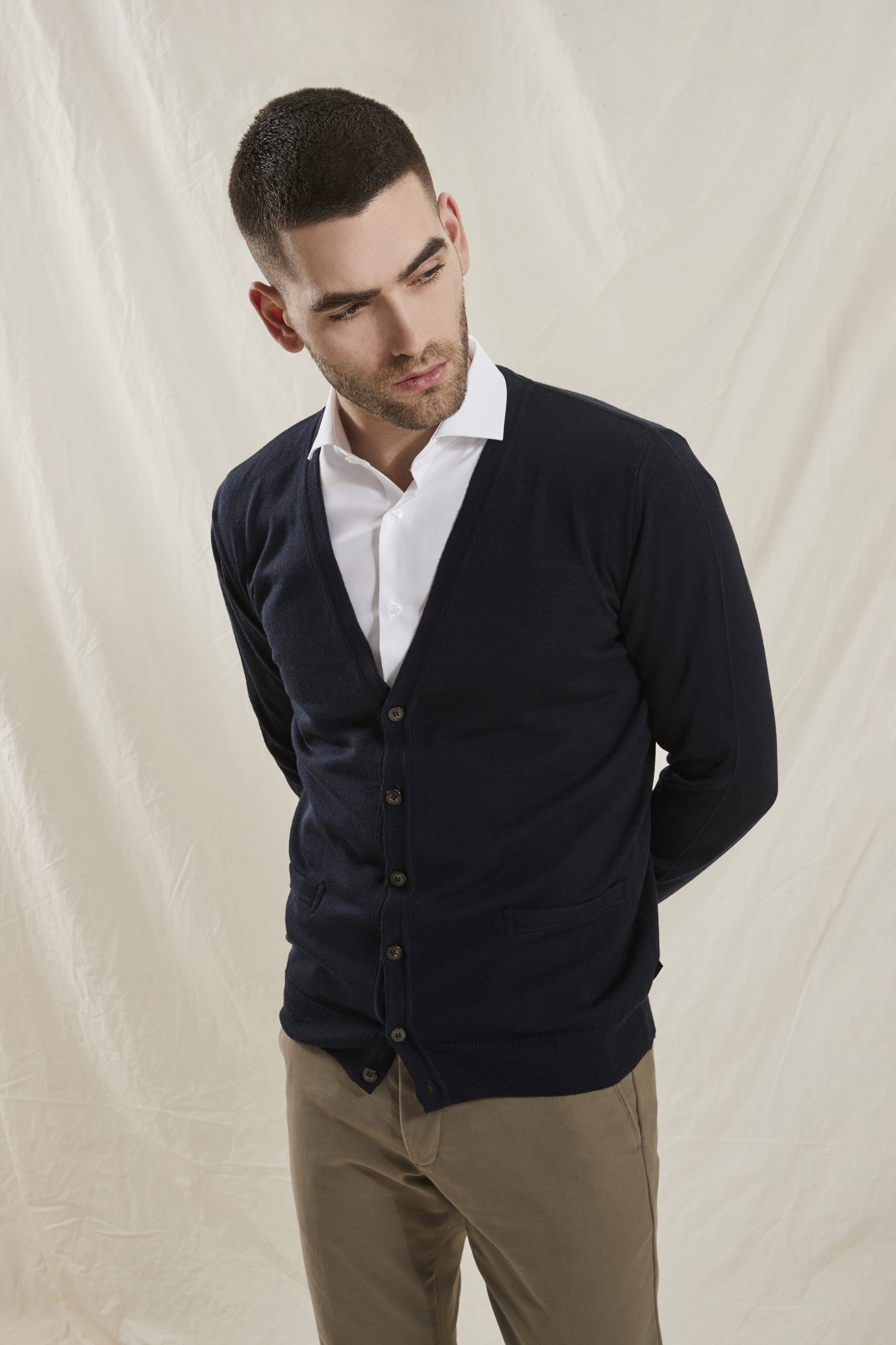 Milan cardigan • v-neck - First For Men