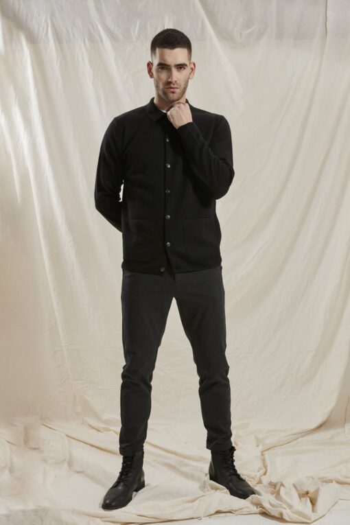 Manchester cardigan • polo collar - Image 4