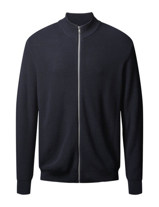 Aalborg cardigan • zip in half cardigan stitch