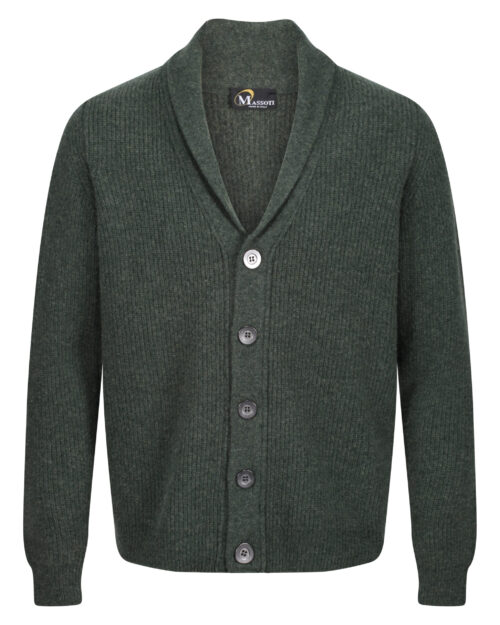 Shawl cardigan • 100% lambswool (extra fine)