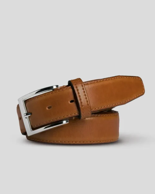 Stretch leather belt (603)