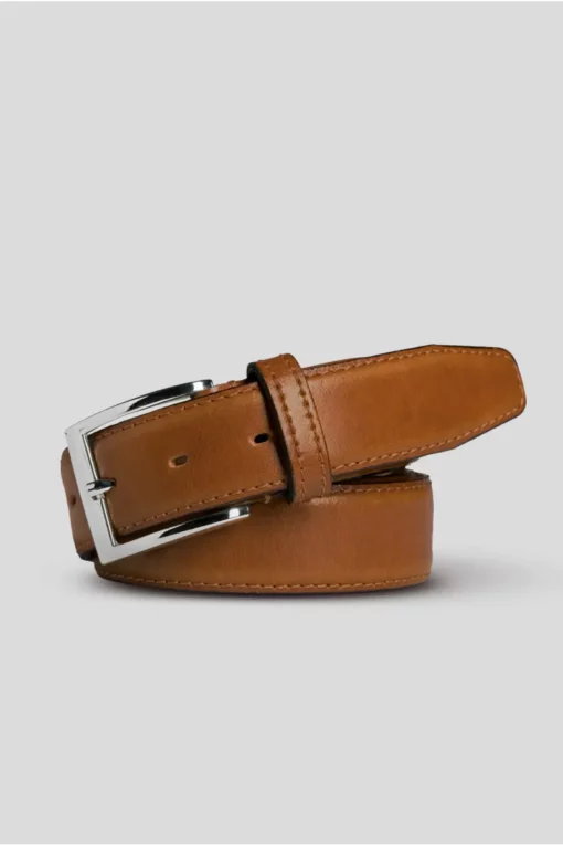Stretch leather belt (603)