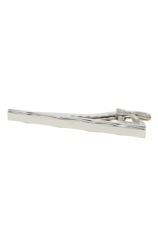 Plain silver tie pin (106)