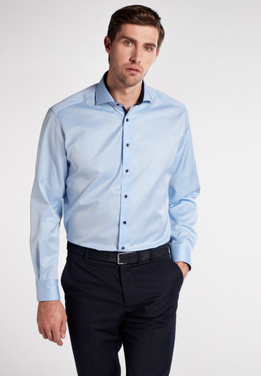 Cover Shirt • Comfort fit, navy contrast detail (8819)