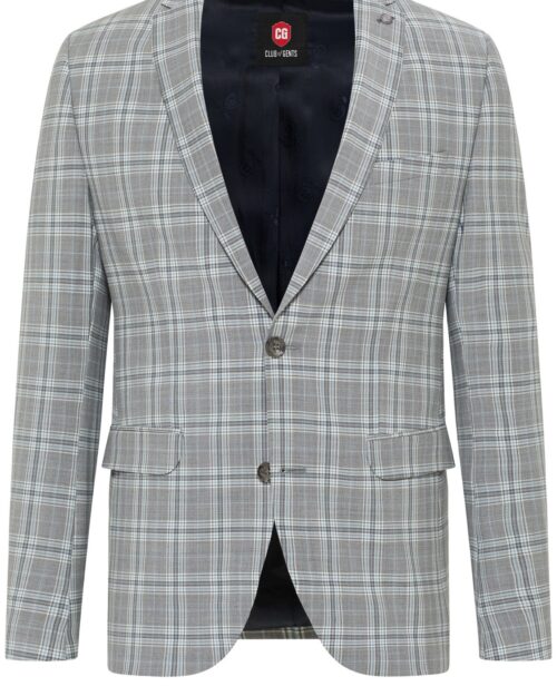 Caden / Cedric • Slim fit • 90.143S3 Grey/blue check