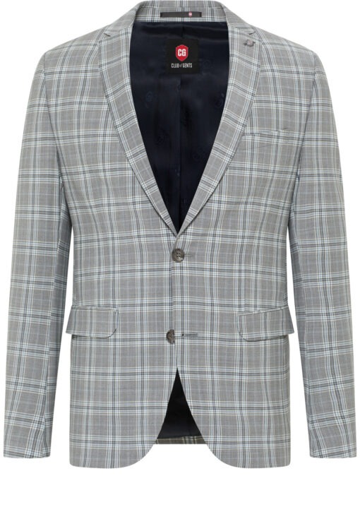 Caden / Cedric • Slim fit • 90.143S3 Grey/blue check