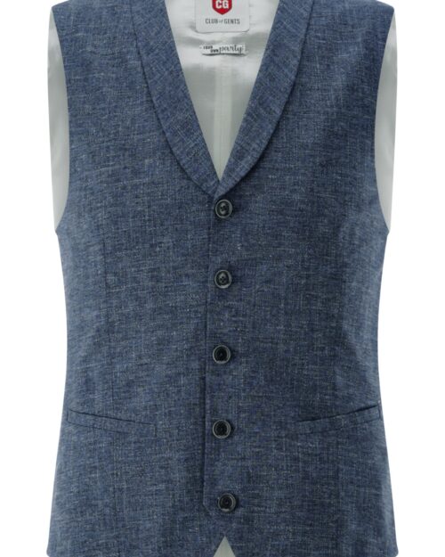 Paddy waistcoat • Slim fit • 20.170S0 / 440063 Blue
