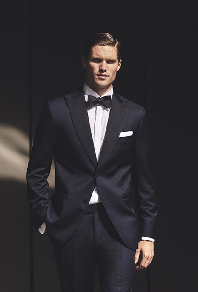 Sky / Shadow • Modern fit • 80.134N0 Navy