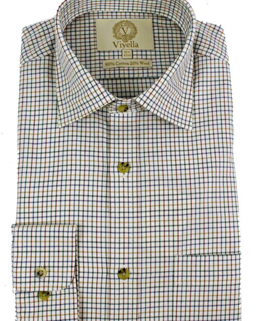 80/20 Plum & Blue Mini Tattersall Check • classic fit