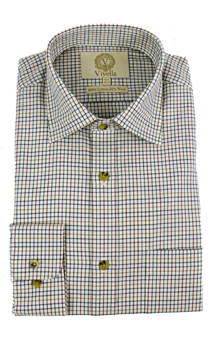 80/20 Plum & Blue Mini Tattersall Check • classic fit