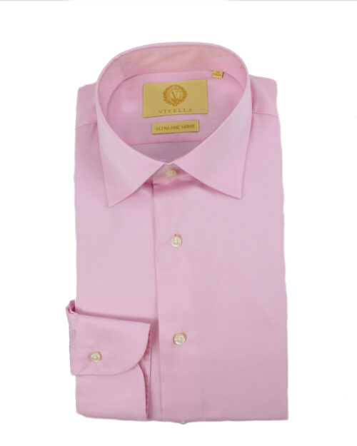 Blue plain • tailored fit, cotton, formal shirt