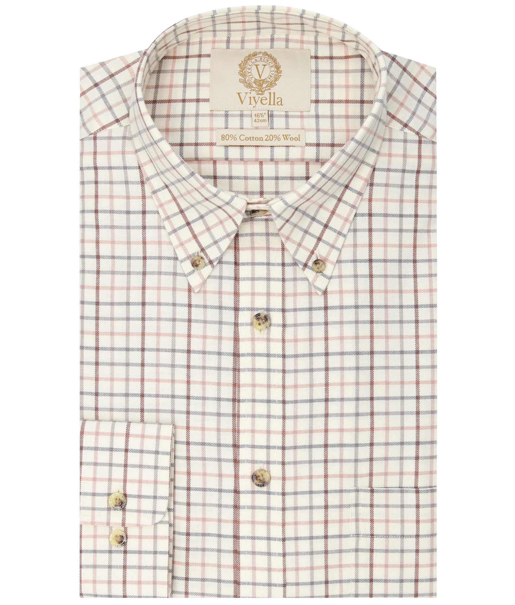 80/20 Cocoon Tattersall Check • classic fit, button down