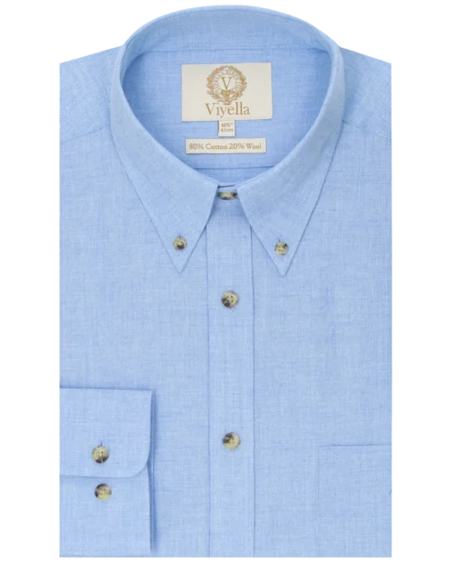 80/20 Plain Sky Blue • classic fit, button down