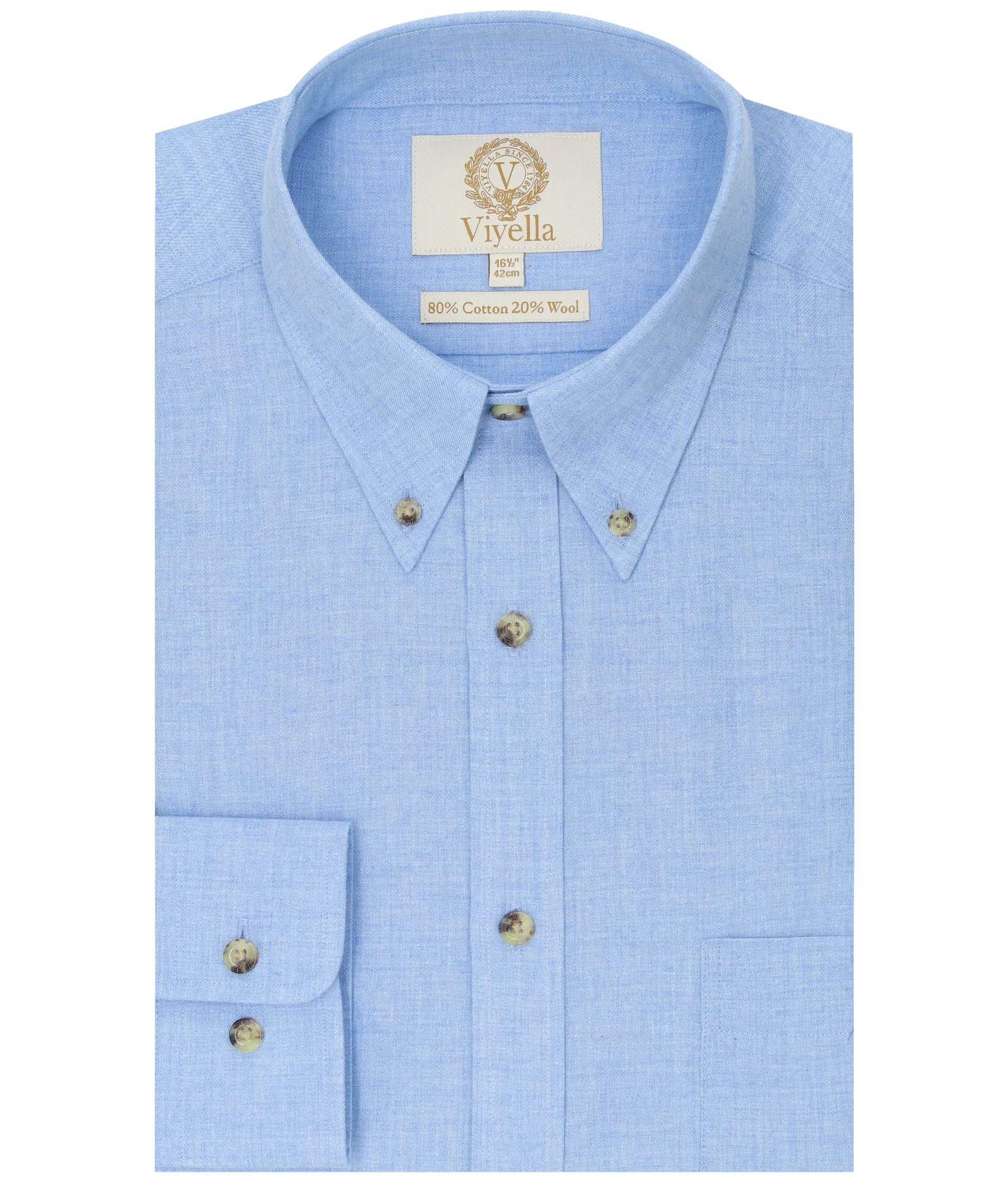 80/20 Plain Sky Blue • classic fit, button down