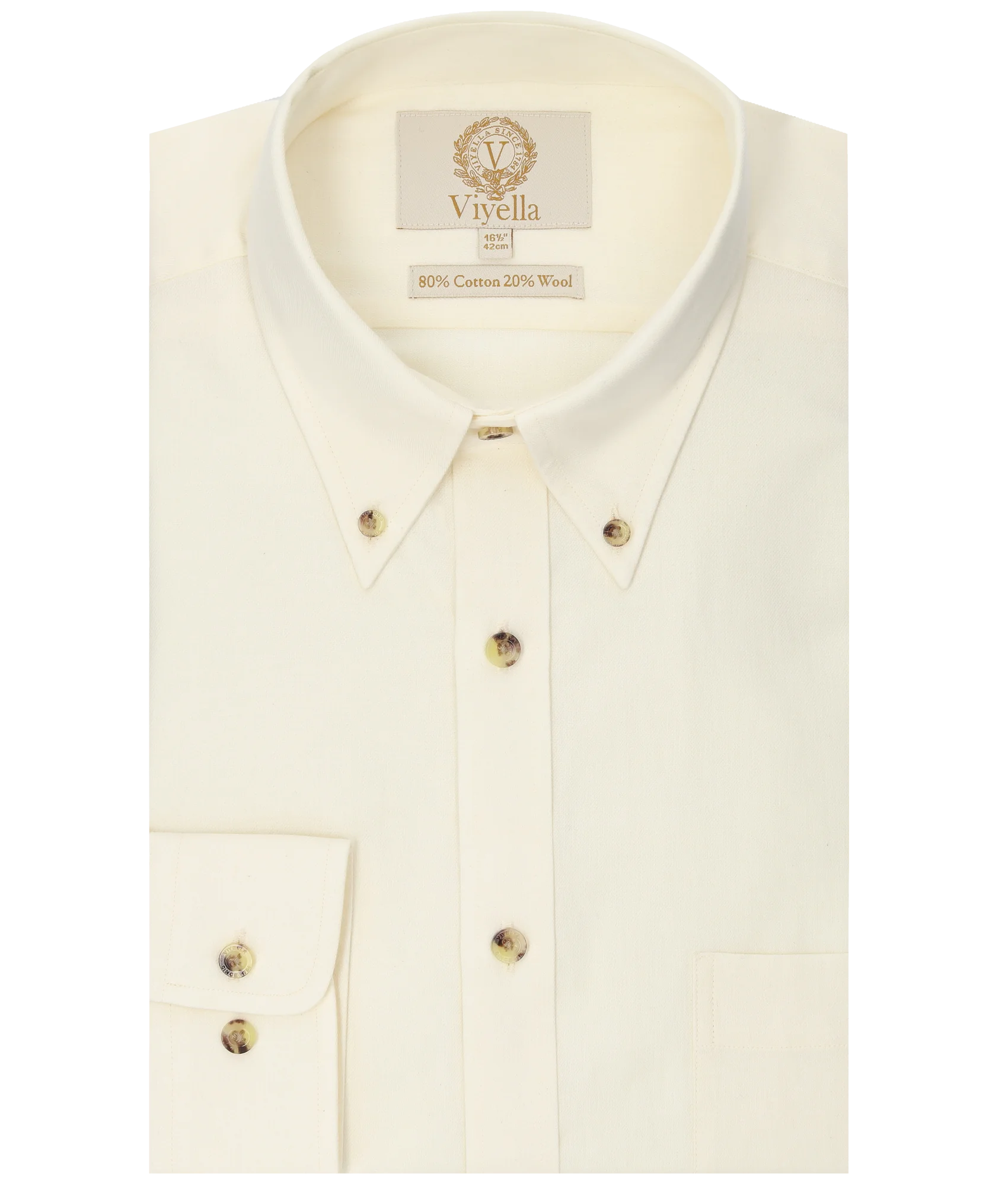 80/20 Clotted Cream Plain • classic fit, button down