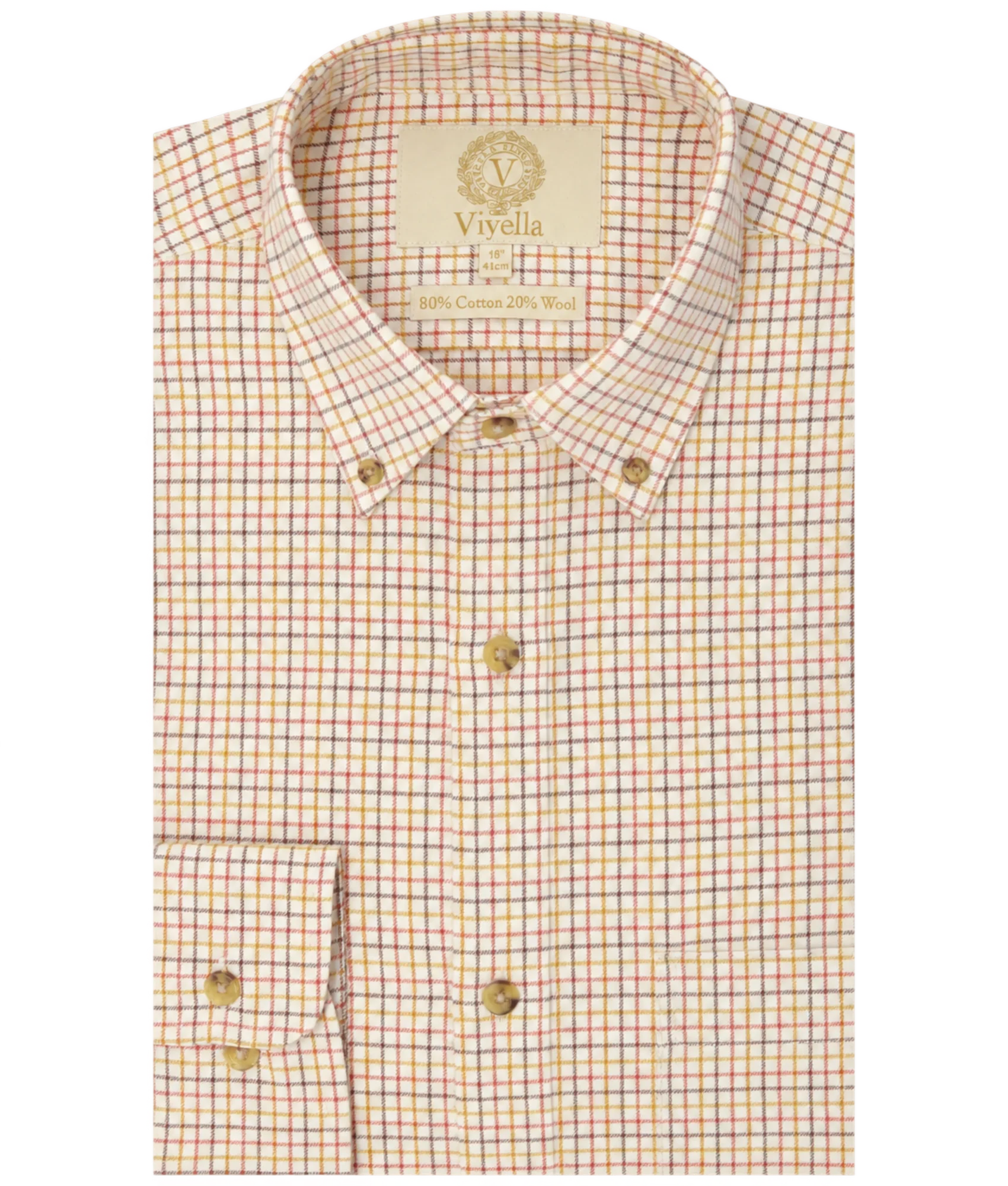 80/20 Whisky Mini Tattersall • classic fit, button down