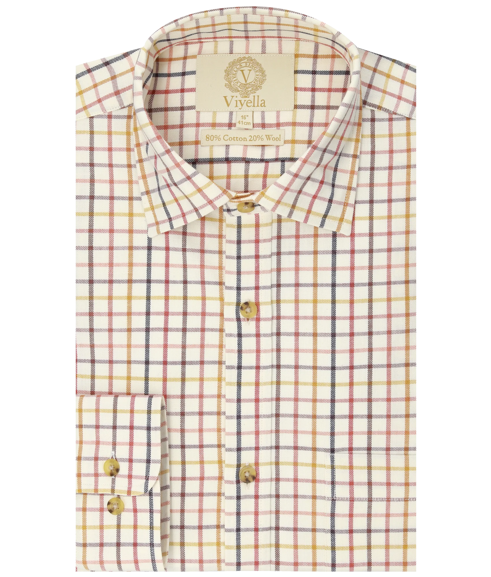 80/20 Colonel Mustard Tattersall Check • classic fit