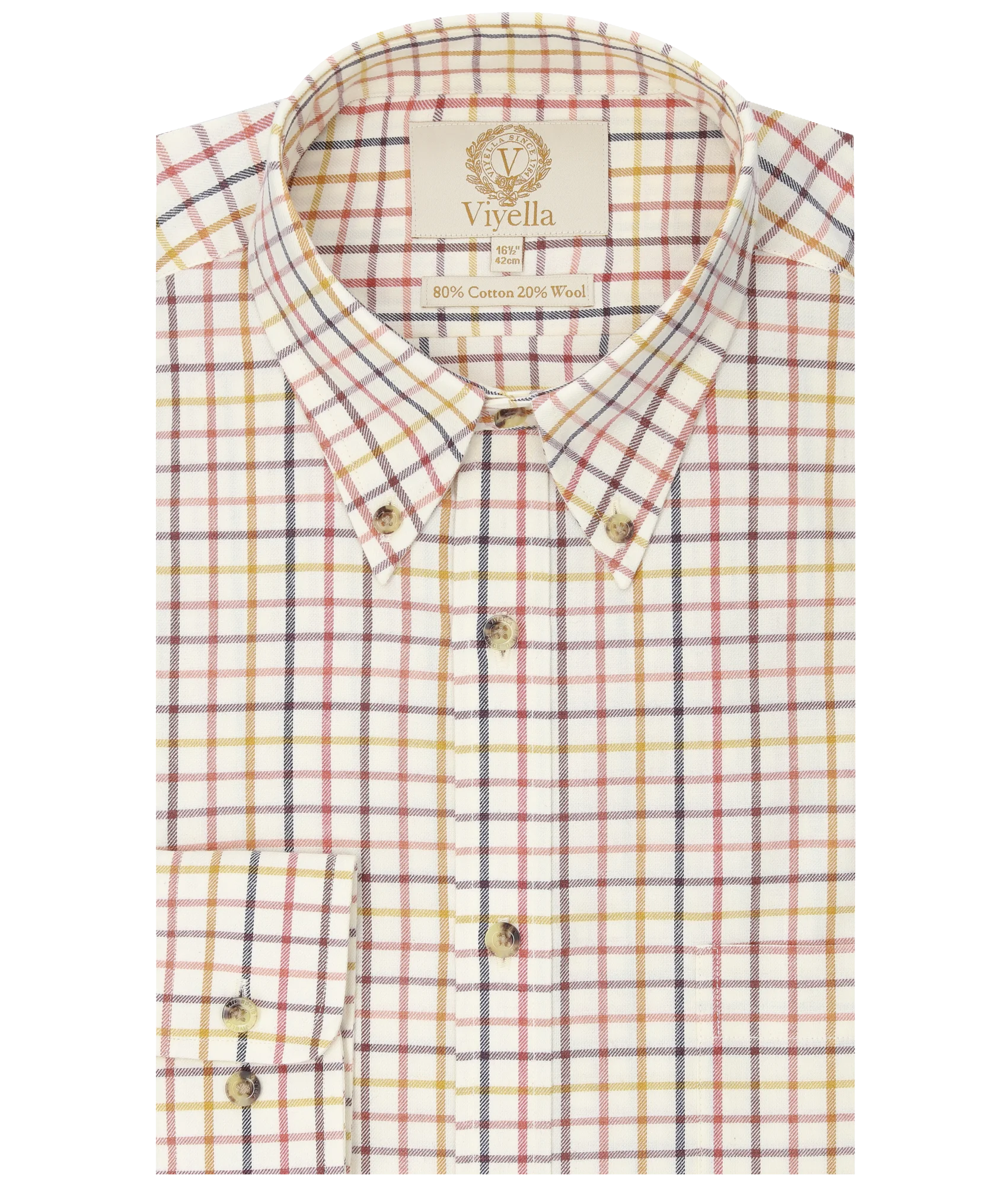 80/20 Colonel Mustard Tattersall Check • classic fit, button down