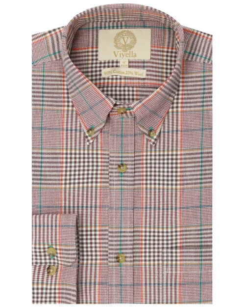 80/20 Pheasant Tweed Check • classic fit, button down