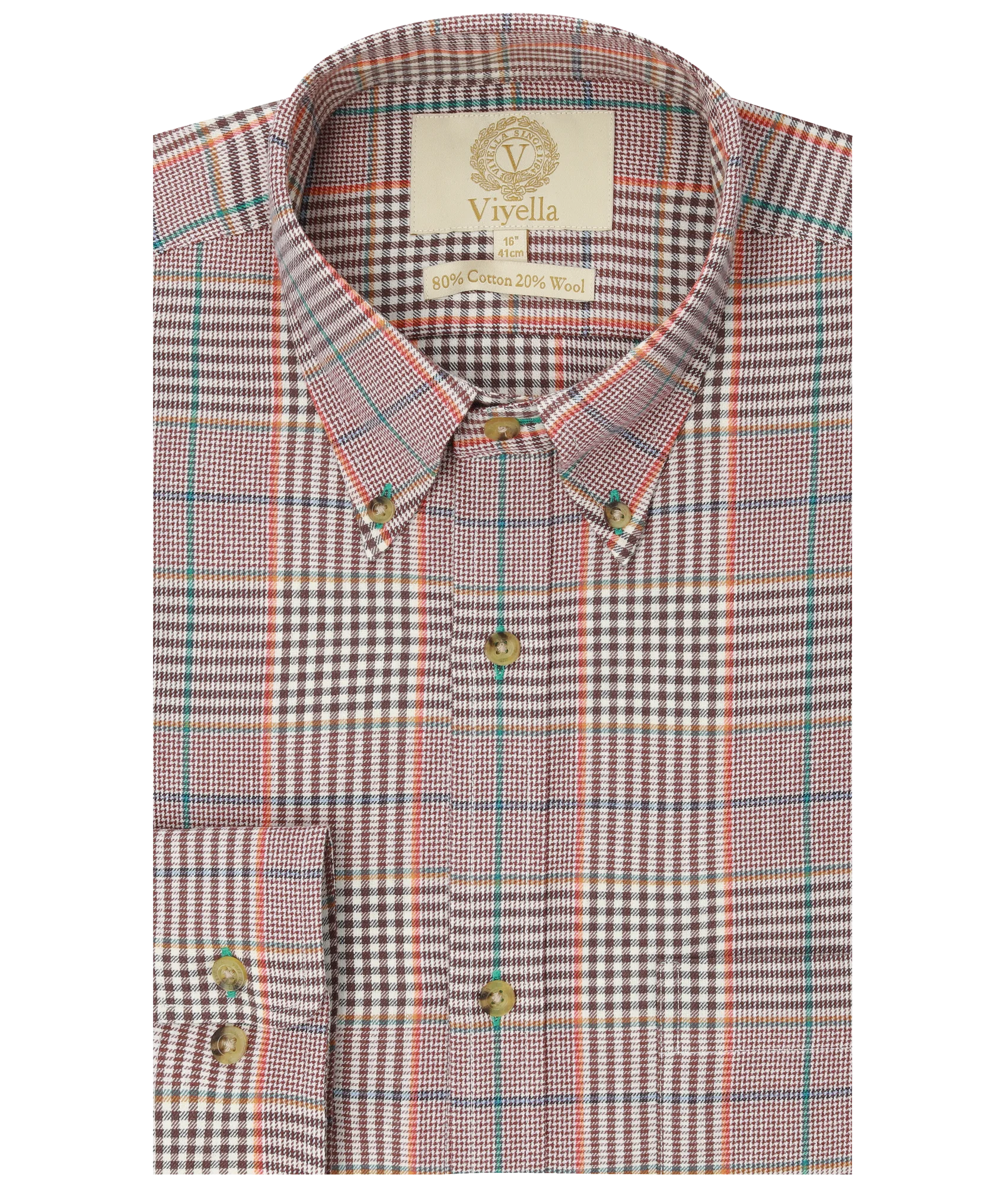 80/20 Pheasant Tweed Check • classic fit, button down