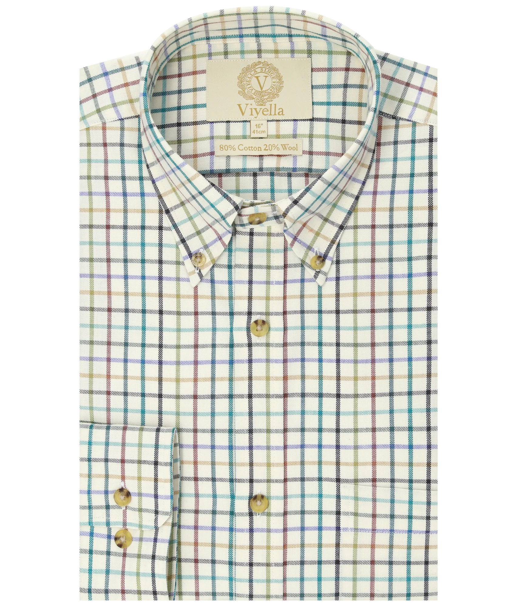 80/20 Reverand Green Tattersall • classic fit, button down