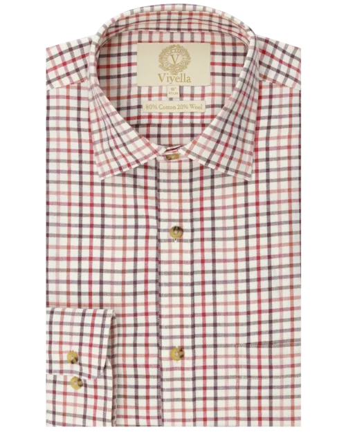 80/20 Burgundy Tattersall • classic fit