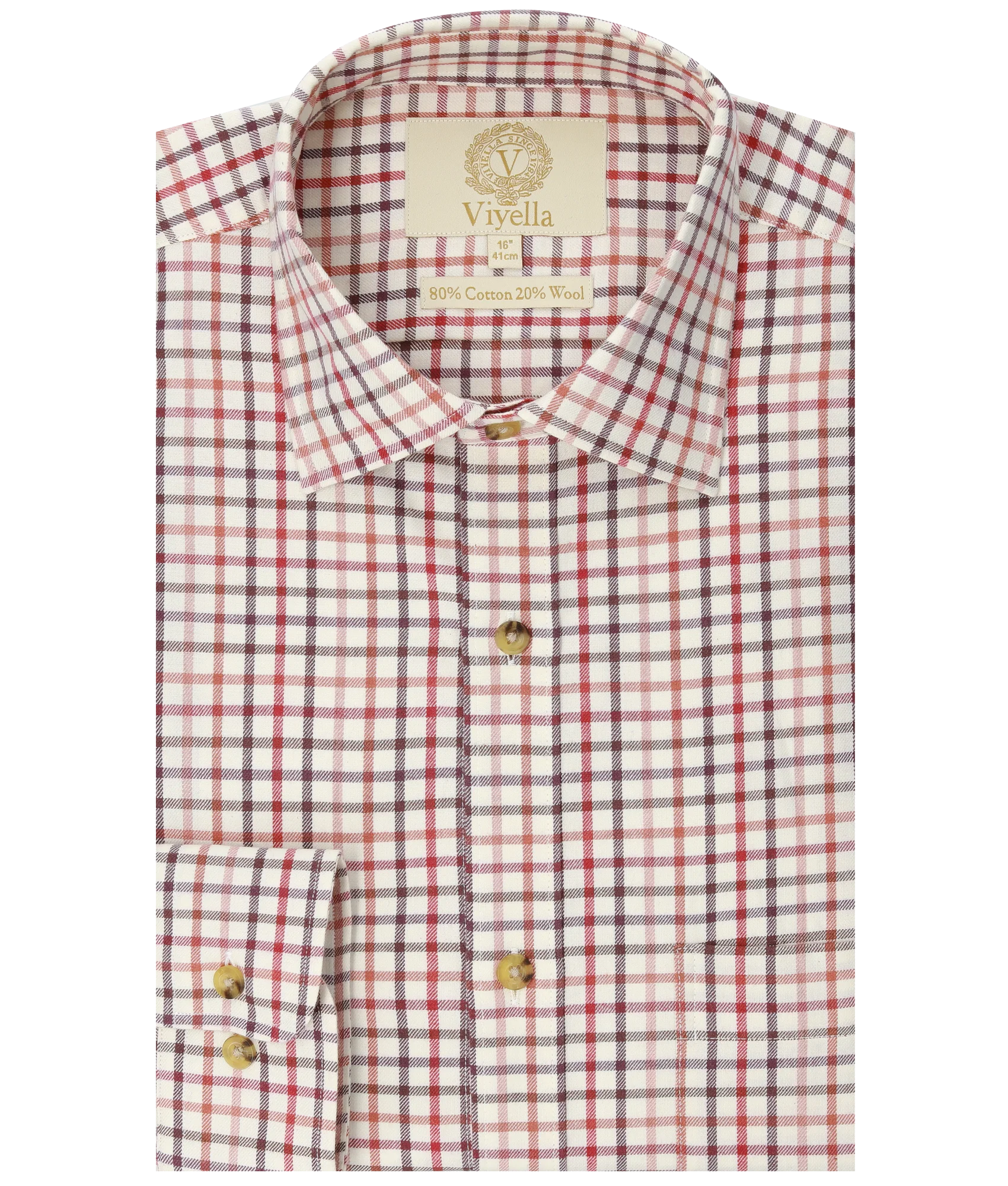 80/20 Burgundy Tattersall • classic fit