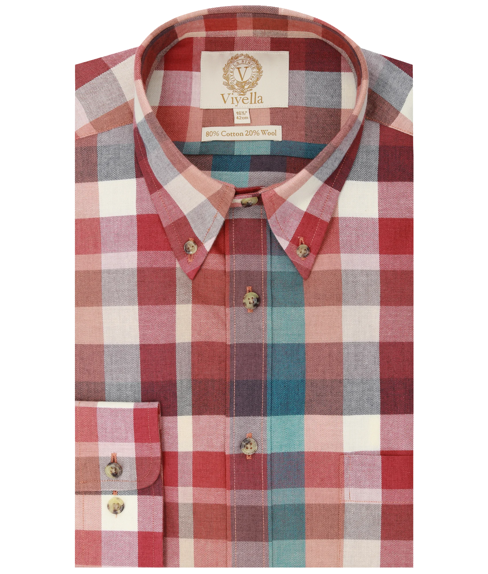 80/20 Barolo Plaid • classic fit, button down