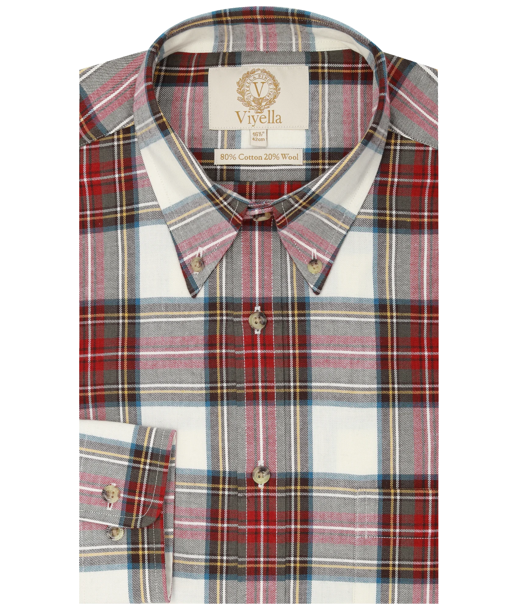 80/20 Dress Stewart Tartan • classic fit, button down